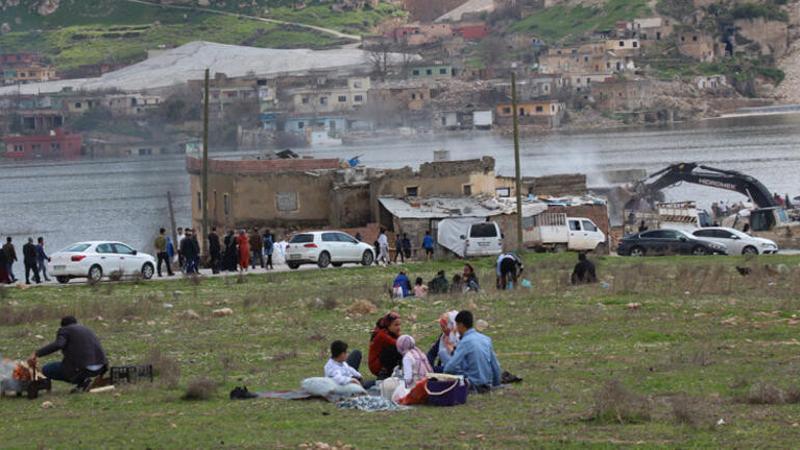12 bin yıllık Hasankeyf'in son hali görüntülendi