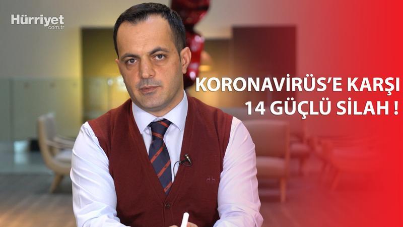 Koronavirüs’e karşı 14 güçlü silah! Herkes kolayca edinebilir!