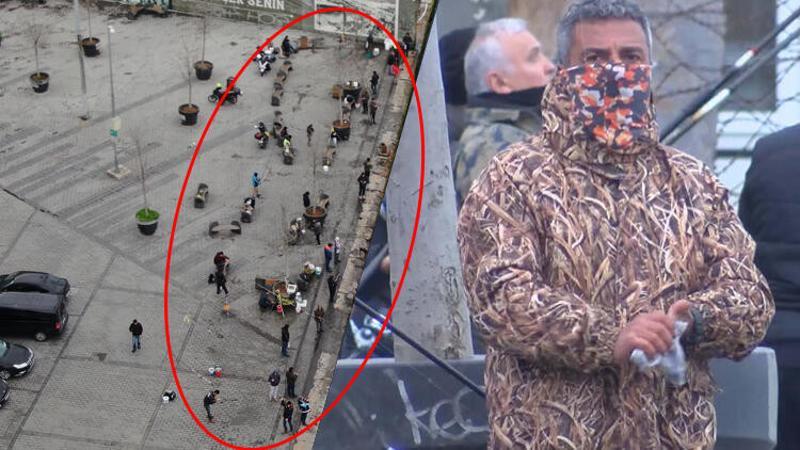 Üsküdar'da yasaklandı ancak Karaköy'de manzara değişmedi