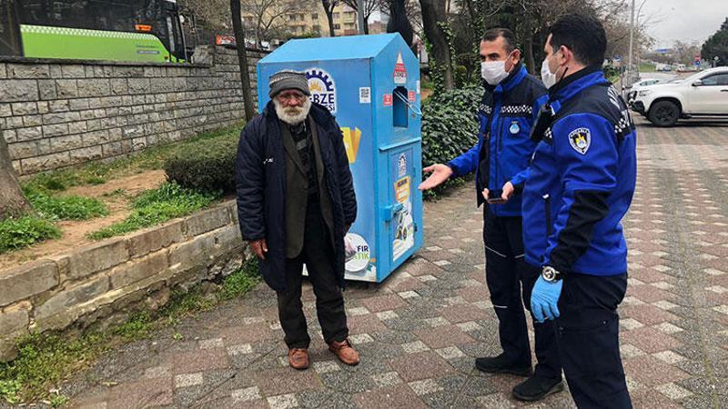 Barınma evine götürülmek istenince zor anlar yaşattı