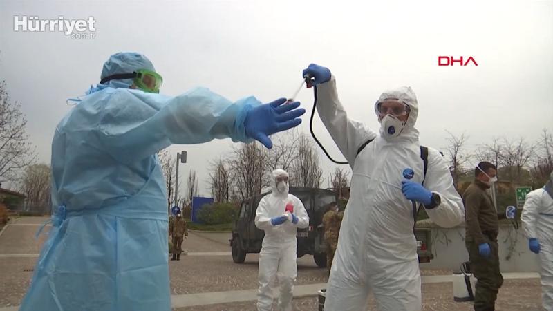 Rus ordusu İtalya'da, Bergamo'da koronavirüse karşı ortak mücadele