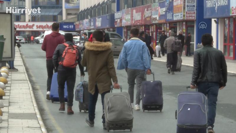 15 Temmuz Demokrasi Otogarı'nda kısıtlama öncesi son seferler düzenleniyor