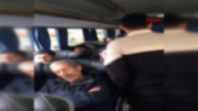 Otobüsteki 46 kişiye ceza ve 14 gün karantina