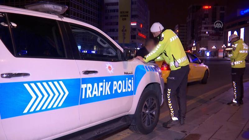Ankara'da plaka sınırlama uygulamasını ihlal eden taksiciye ceza kesildi