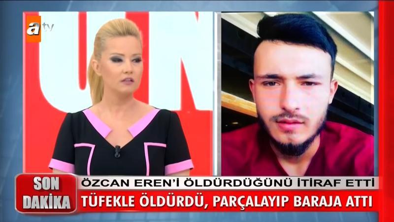 Özcan Eren'i öldürdüğünü itiraf etti
