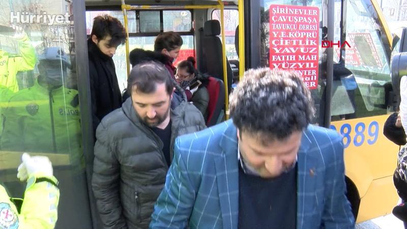 Yasak dinlemeyen minibüs şoförlerine para cezası