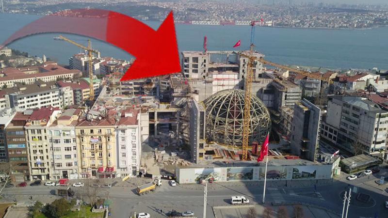 Atatürk Kültür Merkezi (AKM) inşaatında oditoryum ortaya çıktı