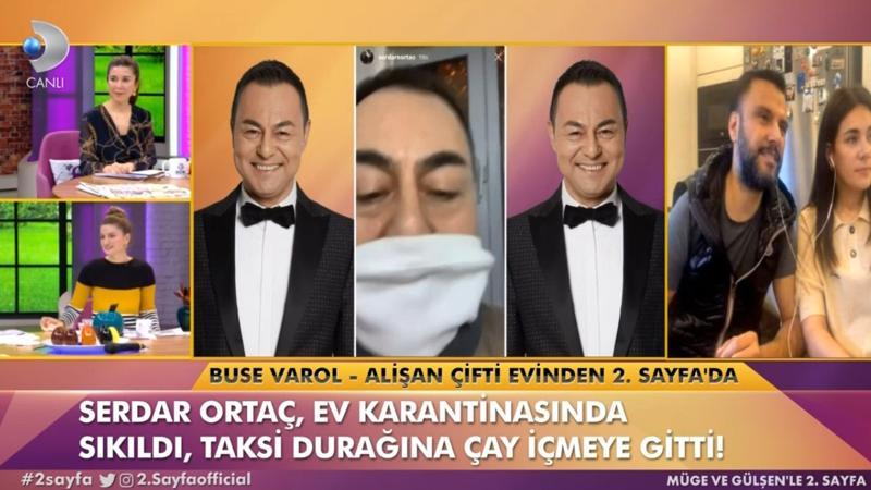 Serdar Ortaç 'bir çay demleyenim yok' dedi taksi durağına gitti