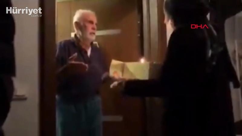 Vefa sosyal destek ekibinden 78 yaşındaki vatandaşa doğum günü sürprizi