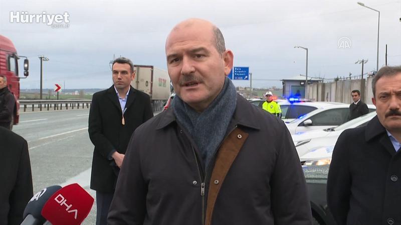 Bakan Soylu: "Toplu taşımada yüzde 90'ların üzerinde bir azalma var"