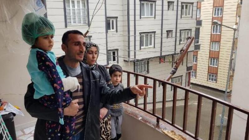 Sağlık çalışanlarını alkışlarken düşen Elif, taburcu oldu