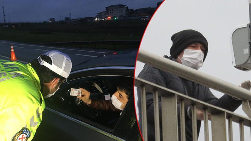 İstanbul'un giriş çıkışında corona virüs denetimi devam ediyor