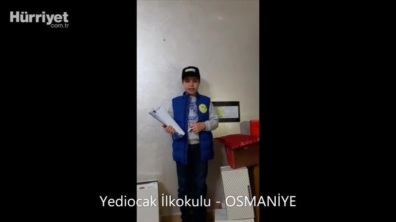 10 çocuk 10 meslek tek istek: Biz çalışıyoruz siz evde kalın