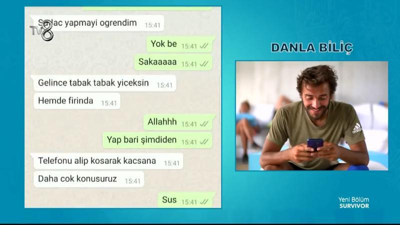 Cemal Can ile Danla Bilic'in konuşması Survivor'a damga vurdu