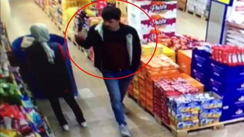 Avcılar’da markette maske kavgası kamerada