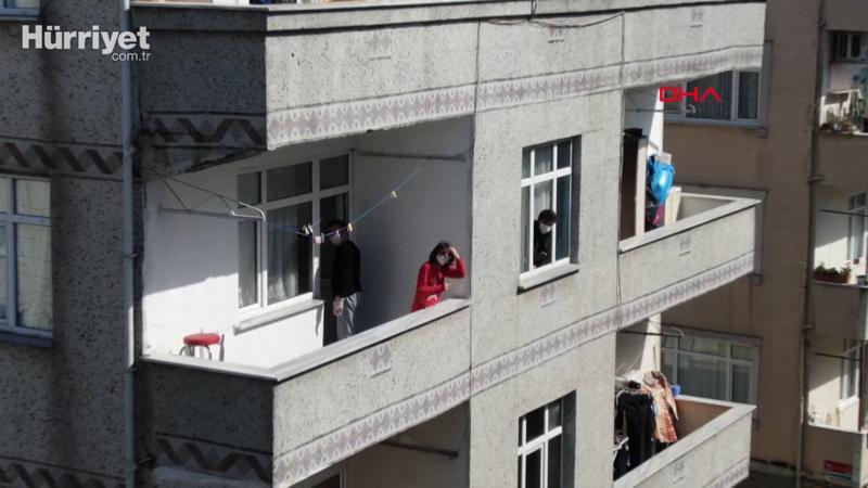 Bağcılar'da karantina apartmanında 16 kişiden 10'u pozitif
