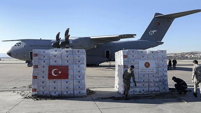 Turkey delivers medical aid to UK to help fight virus