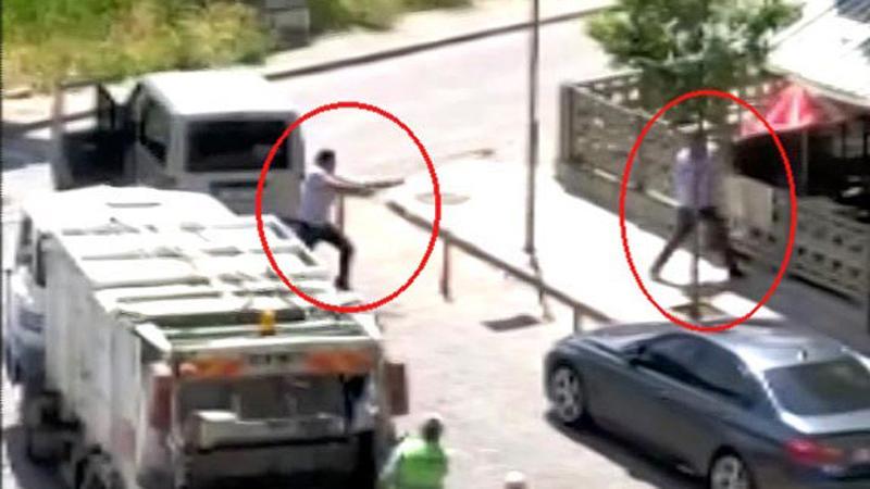 Pompalı tüfekli saldırı anı cep telefonu ile görüntülendi