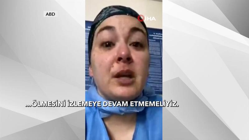 ABD'li hemşire gözyaşları içinde anlattı: En ufak olayda hastaların fişi çekiliyor