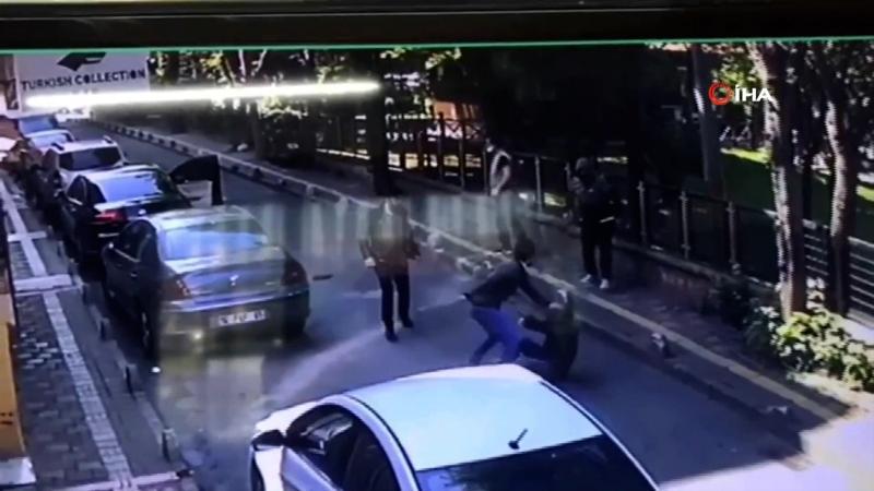 Esenler'de maskeli magandalar, iki işletmeciyi tekme tokat dövdü