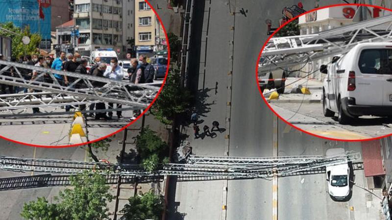 Kadıköy'de itfaiye tatbikatı sırasında kaza