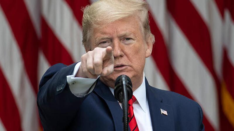 Trump Çin sorusu üzerine gazeteciyle tartıştı