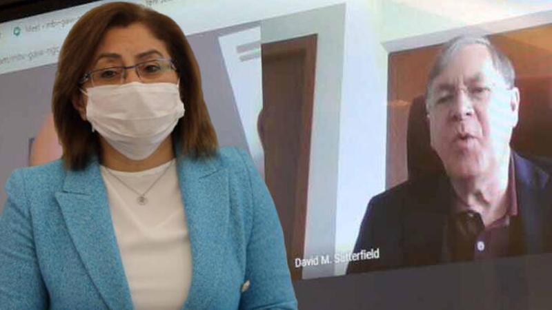 Fatma Şahin ABD'nin Ankara Büyükelçisi David Satterfield ile görüştü