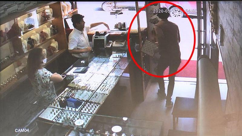 "Anneme yüzük alacağım" dedi, soygun anları saniye saniye kameralara yansıdı