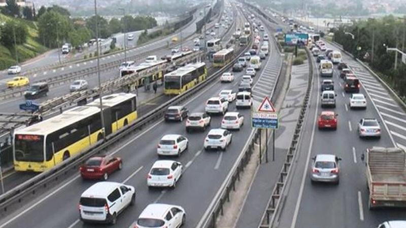 İstanbul'da trafik yoğunluğu