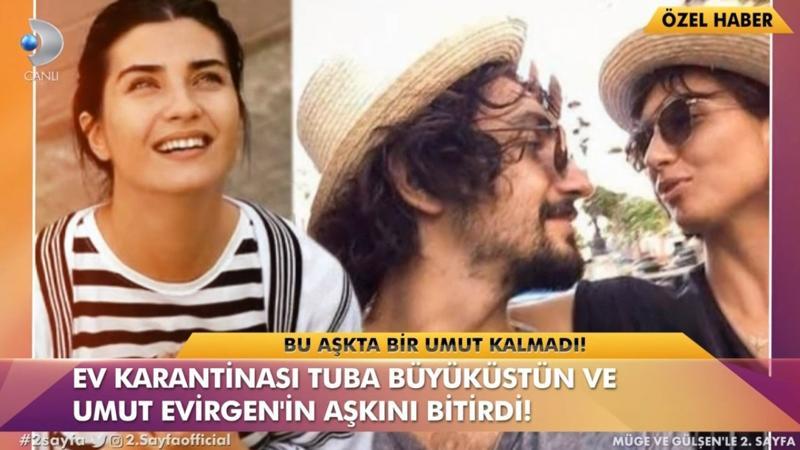 3 yıllık aşk bitti... Tuba Büyüküstün ile Umut Evirgen ayrıldı!