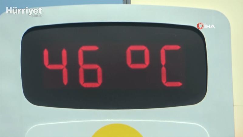 Termometrelerin 46 dereceyi gösterdiği Adana'da son 91 yılın en sıcak günü yaşanıyor