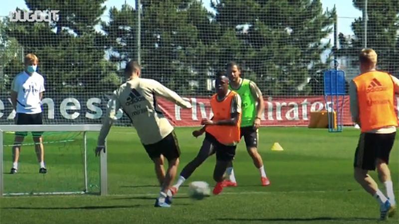 Real Madrid'de antrenman temposu yükselmeye başladı