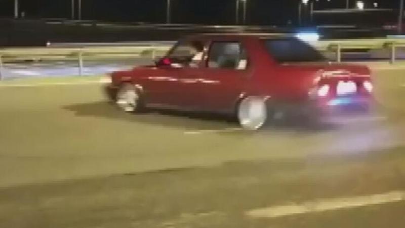 Paylaşımları tepki çekmişti! Drift yapan magandalar yakalandı