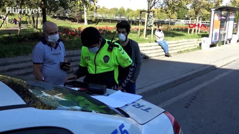 Polis noktasını görünce geri geri kaçmak istedi, çifte ceza yedi