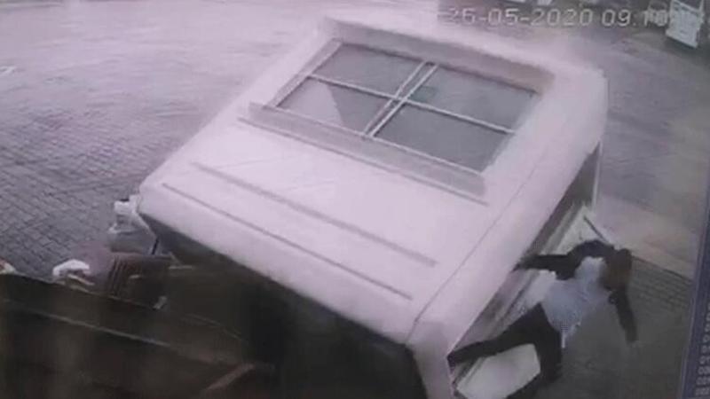 Fırtınada ölümden dönen işçi o anları anlattı