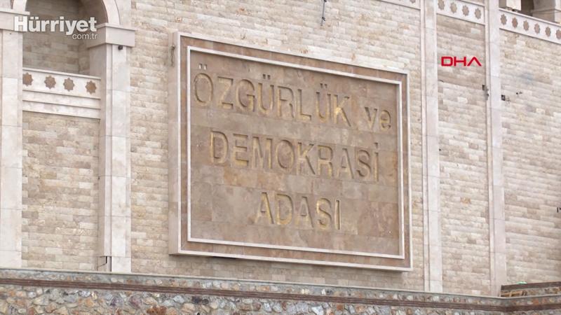 Demokrasi ve Özgürlükler Adası bugün açılıyor