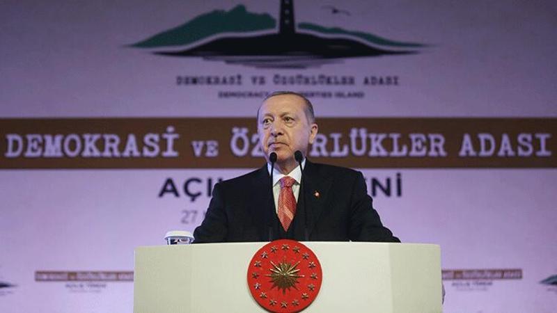 Cumhurbaşkanı Erdoğan Demokrasi ve Özgürlükler Adası açılış töreninde açıklamalarda bulundu