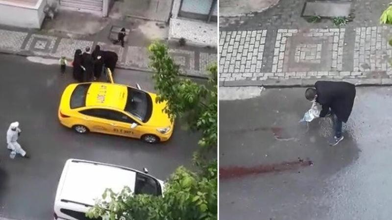 Taksici doğum yapan kadını aracından böyle attı