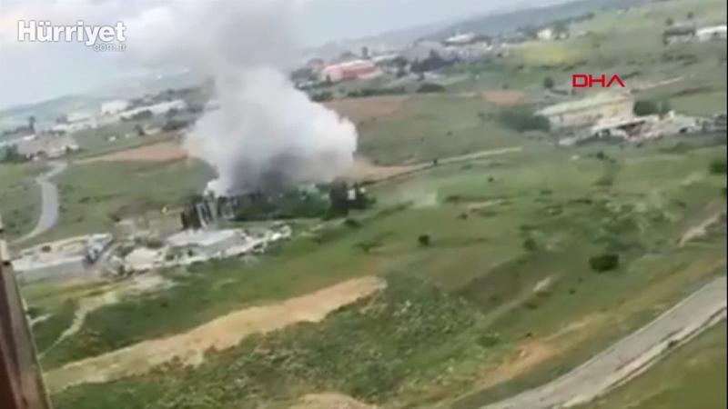 Başakşehir'de fabrikada patlama meydana geldi