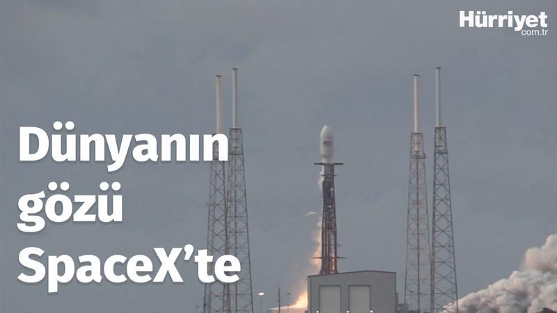 Dünyanın gözü SpaceX'in fırlatacağı rokette
