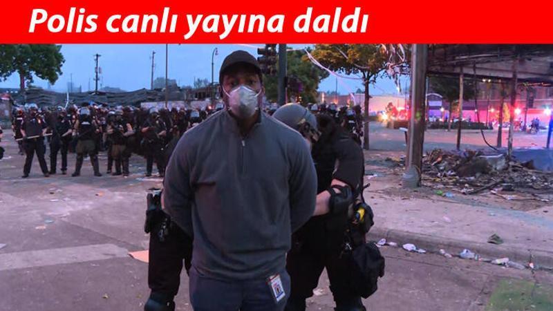 ABD'de devam eden gösterilerde, CNN muhabiri böyle gözaltına alındı