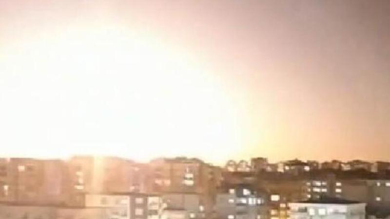 Meteor düşmesi olduğu sanılan doğa olayı, Batman'da böyle görüntülendi