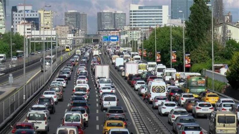 İstanbul'da trafik yoğunluğu