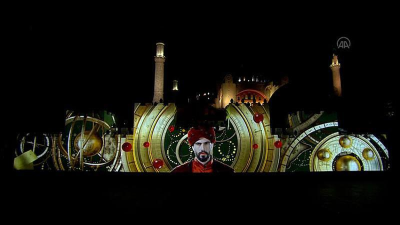 Ayasofya'da İstanbul'un fethi canlandırıldı