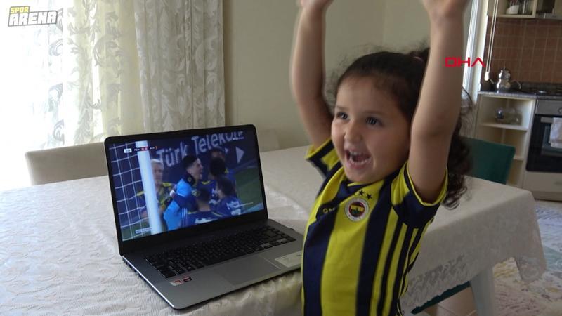 Minik Buğlem'in Fenerbahçe ve Alanyaspor aşkı görenleri şaşırtıyor