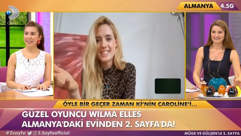 2. sayfa'ya konuk olan Wilma Elles, samimi açıklamalarda bulundu.