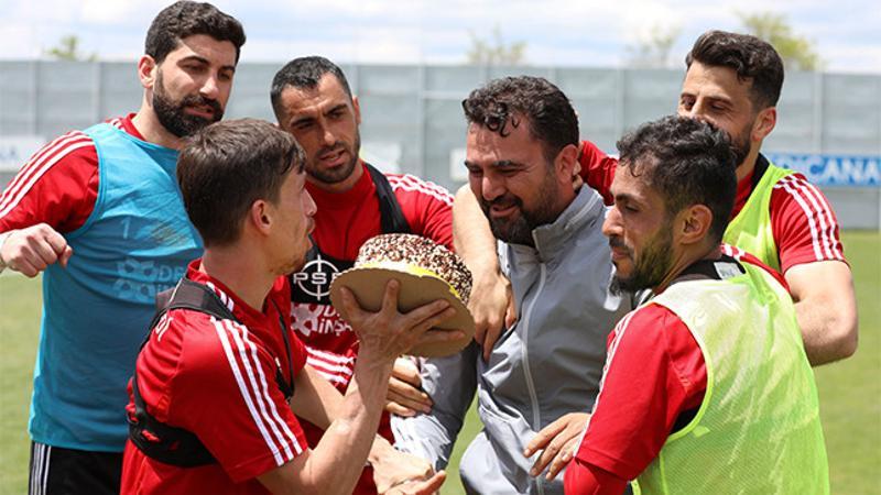 Sivasspor'da neşeli antrenman!