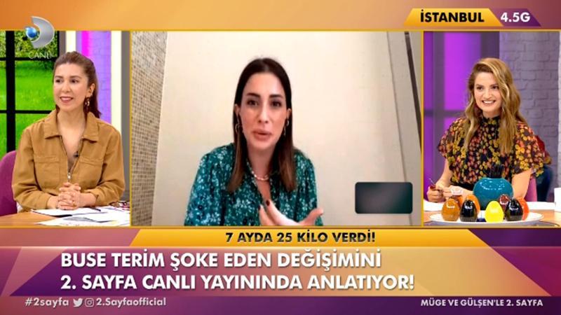 Buse Terim nasıl 25 kilo verdiğini anlattı