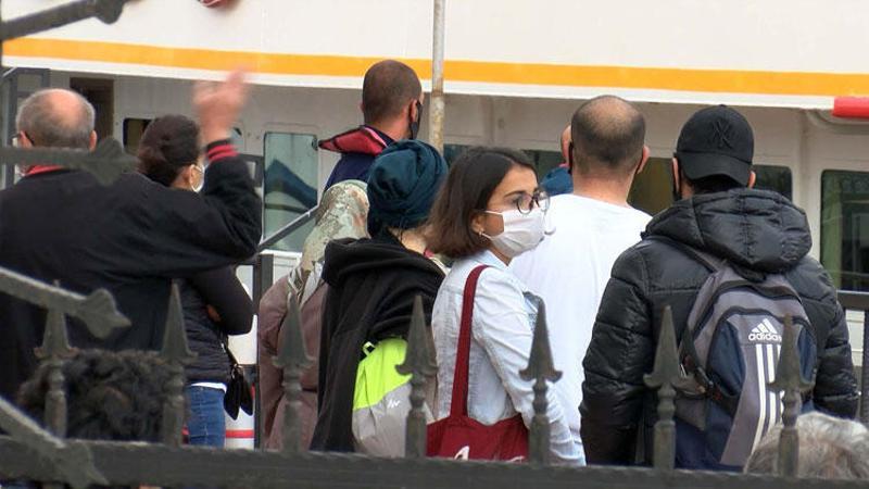 Adalara giriş-çıkış kısıtlaması sona erdi, vatandaşlar erkenden yola çıktı