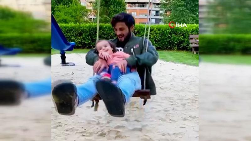 Marcelo Saracchi'nin çocuğu ile keyifli anları